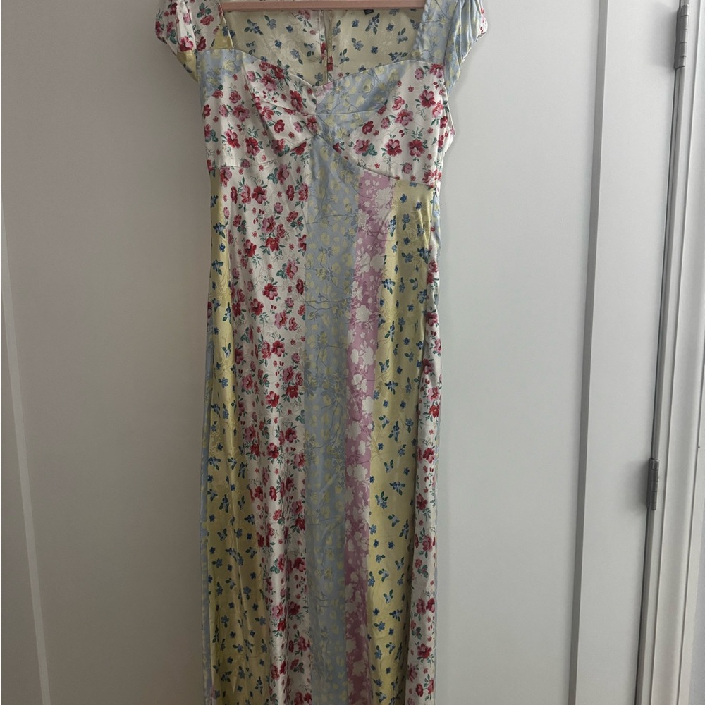 Beauty & Grace Floral Patchwork Maxi Dress